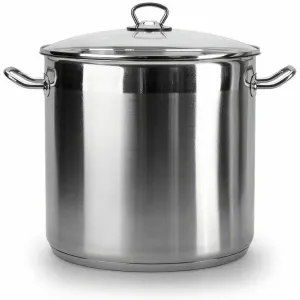 10 Litre Stock Pot With Glass Lid