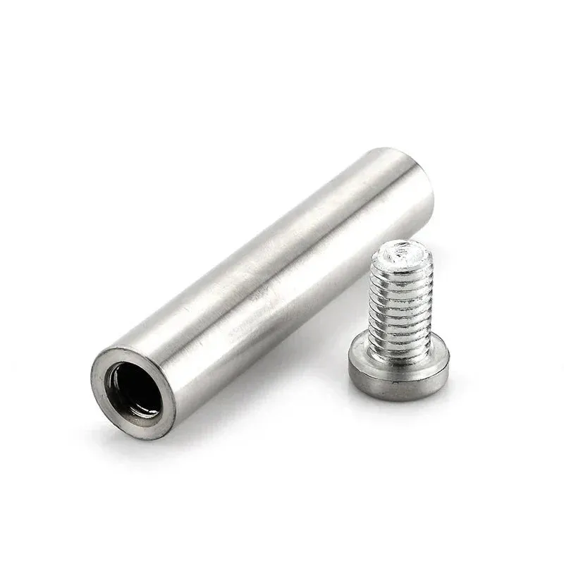 10 Stainless Steel Glass Fasteners for Acrylic Advertisement Standoffs