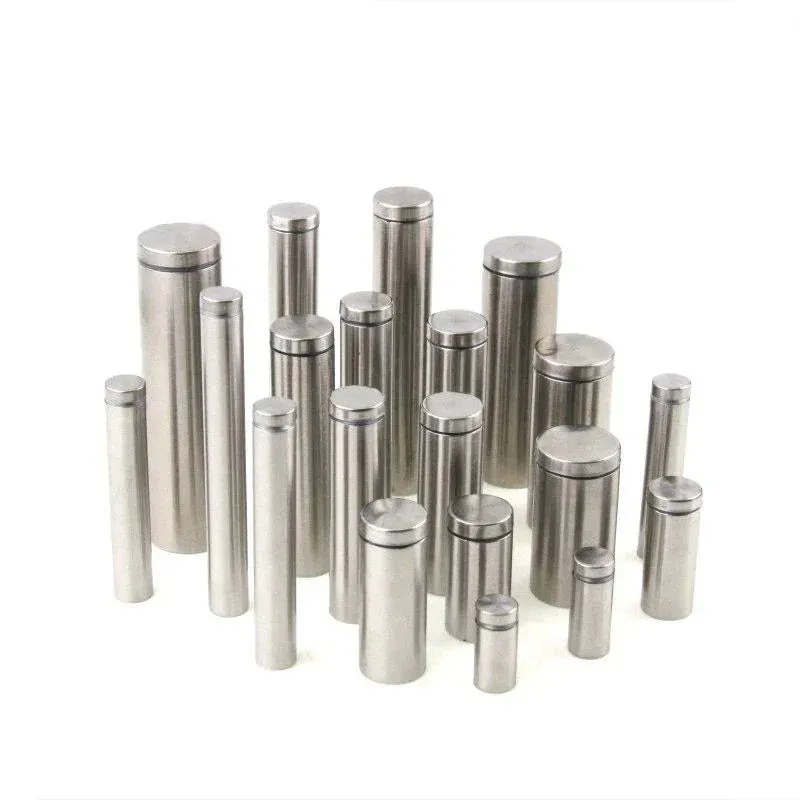 10 Stainless Steel Glass Fasteners for Advertisement Standoffs