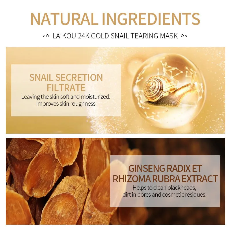 24K Gold Foil Peeling Mask – Radiant & Smooth Skin