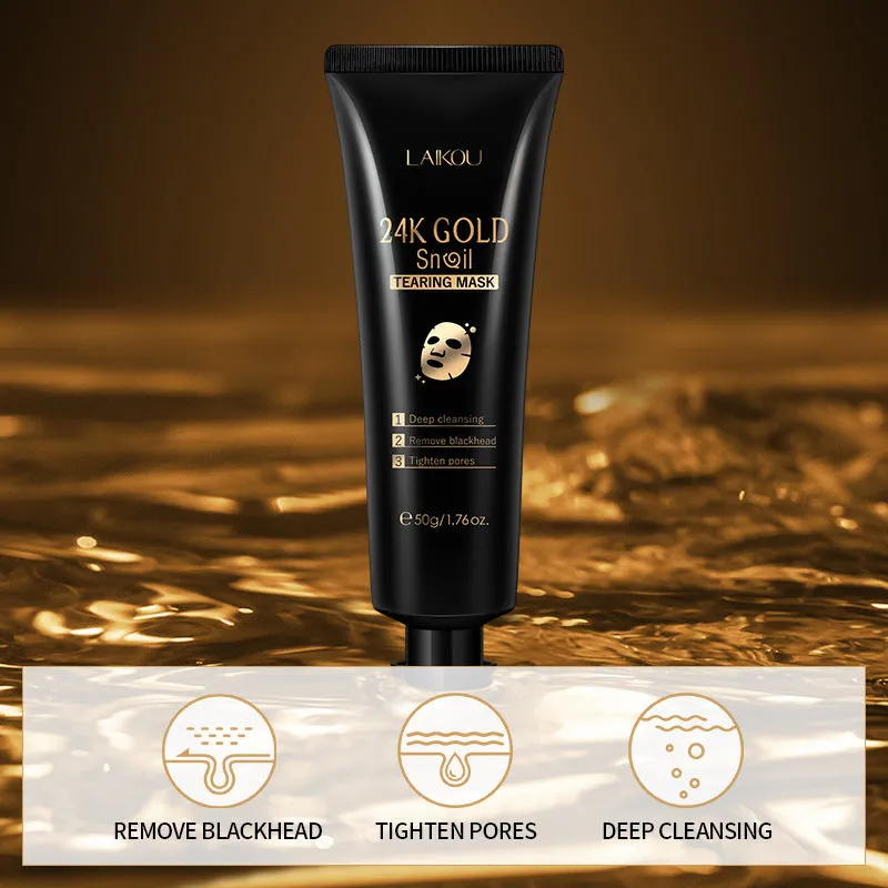 24K Gold Foil Peeling Mask – Radiant & Smooth Skin