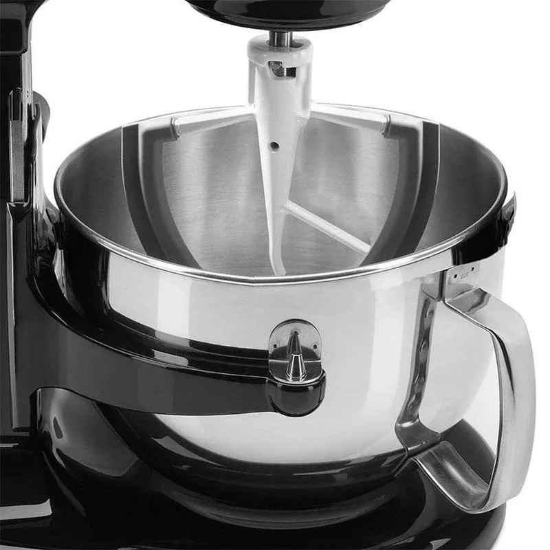 6Qt Stand Mixer Flexible Edge Whisk Paddle Silver Gray