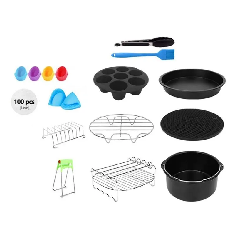 8 Air Fryer Baking Set 13 Pcs Accessories