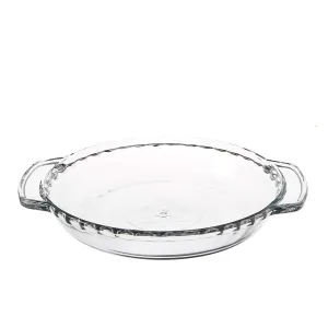 Anchor Hocking Glass Pie Dish - 9.5" regular