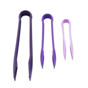 Anti-Slip BBQ Tongs 3 pcs Set