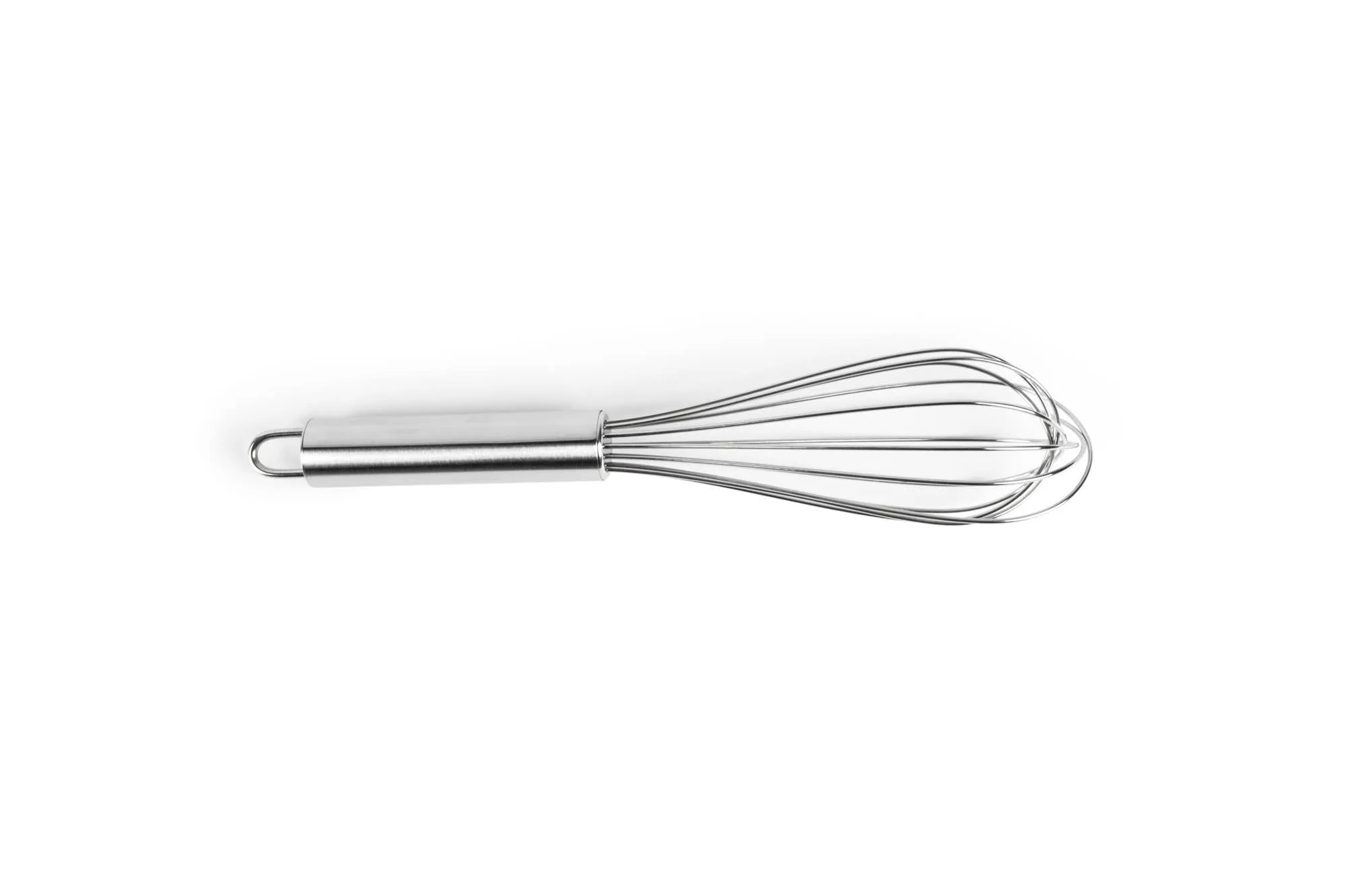 Fox Run Whisk, Stainless Steel with Solid Handle, 8"