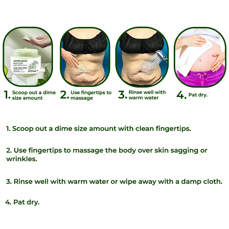 GFOUK Avocado Ageless Krpercreme-Peeling