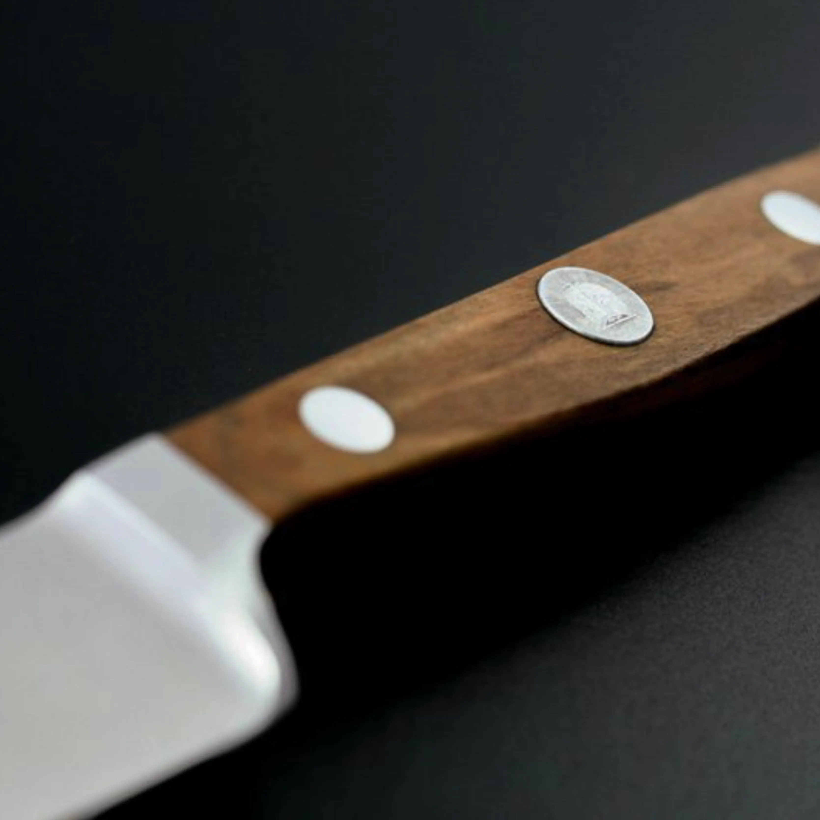 Gude Alpha Olive Utility Knife With Olivewood Handle, 3-in