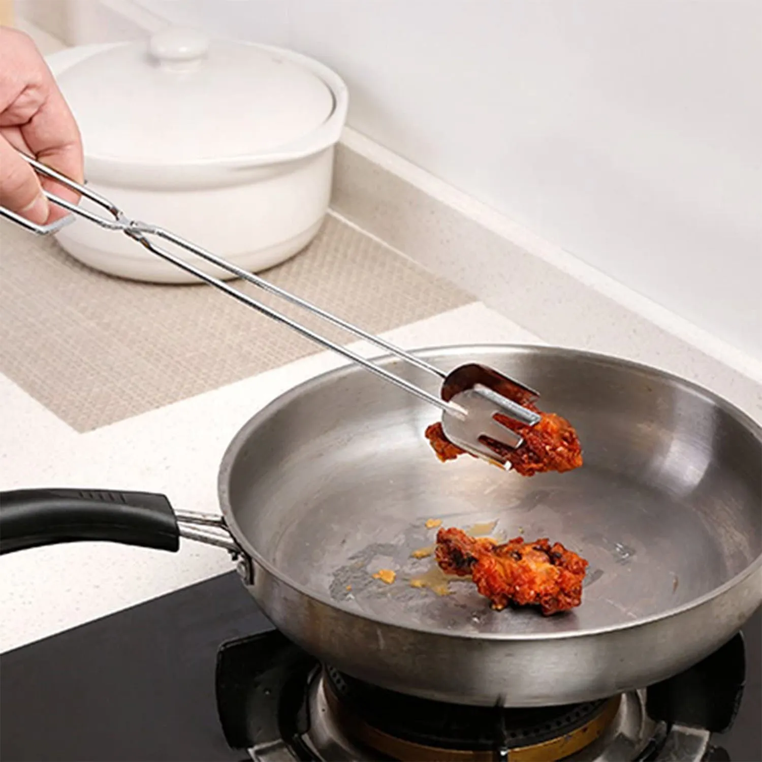 HANDLE COOKING TONG, SALAD TONG, BUFFET BARBECUE CLIP