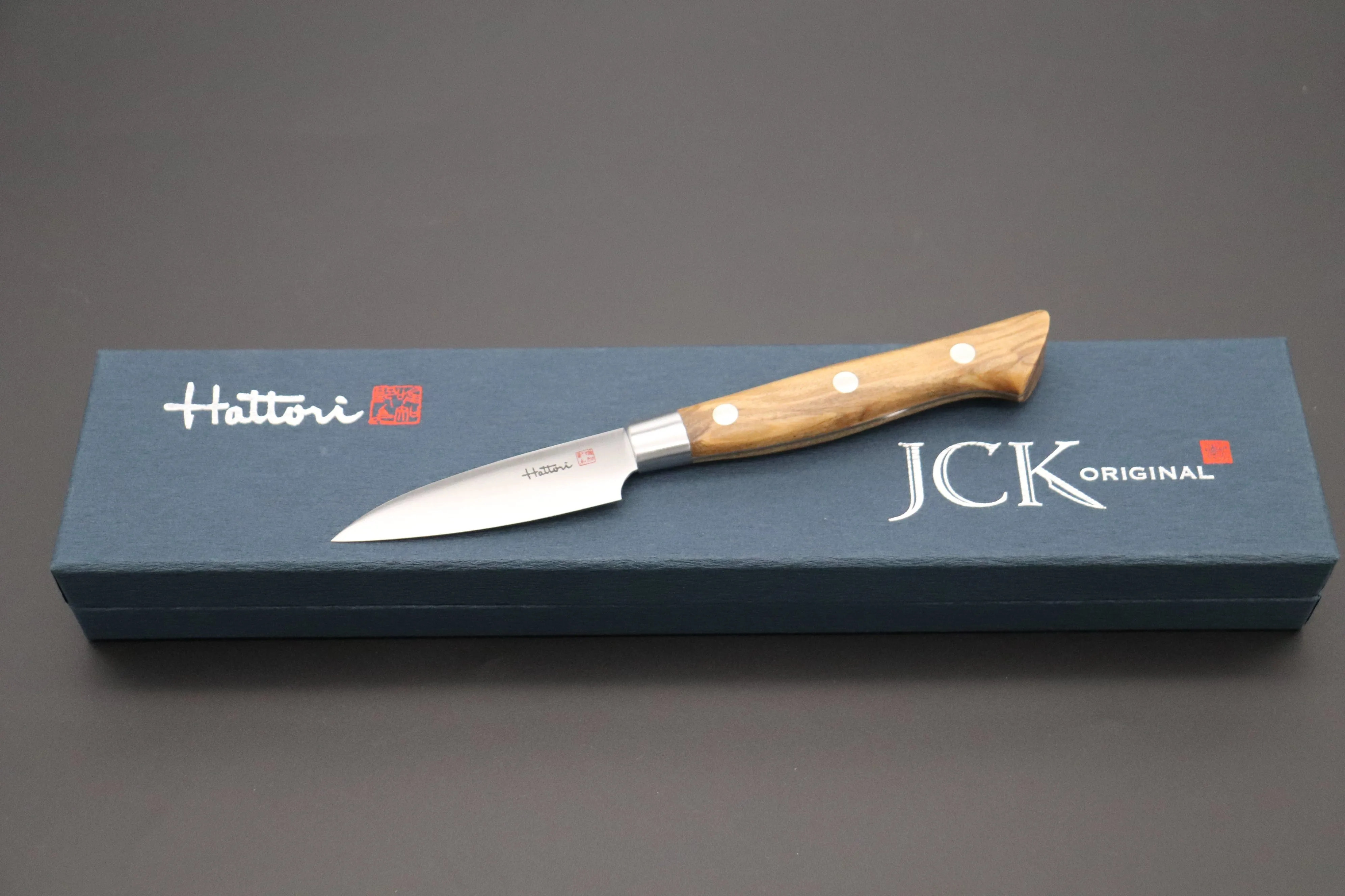 Hattori Forums FH Series FH-1O Parer 70mm (2.7 inch, Olive Wood Handle)