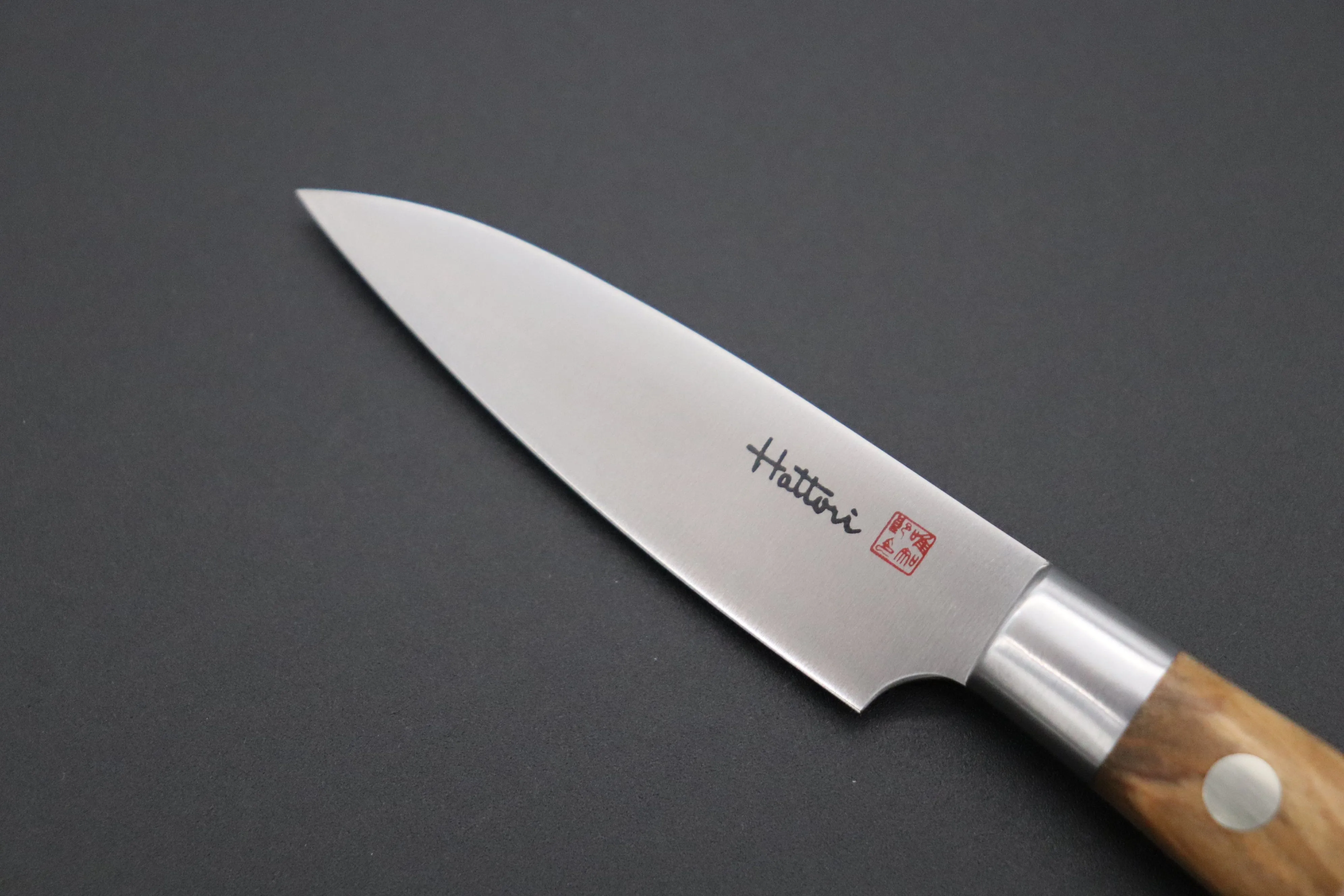 Hattori Forums FH Series FH-1O Parer 70mm (2.7 inch, Olive Wood Handle)