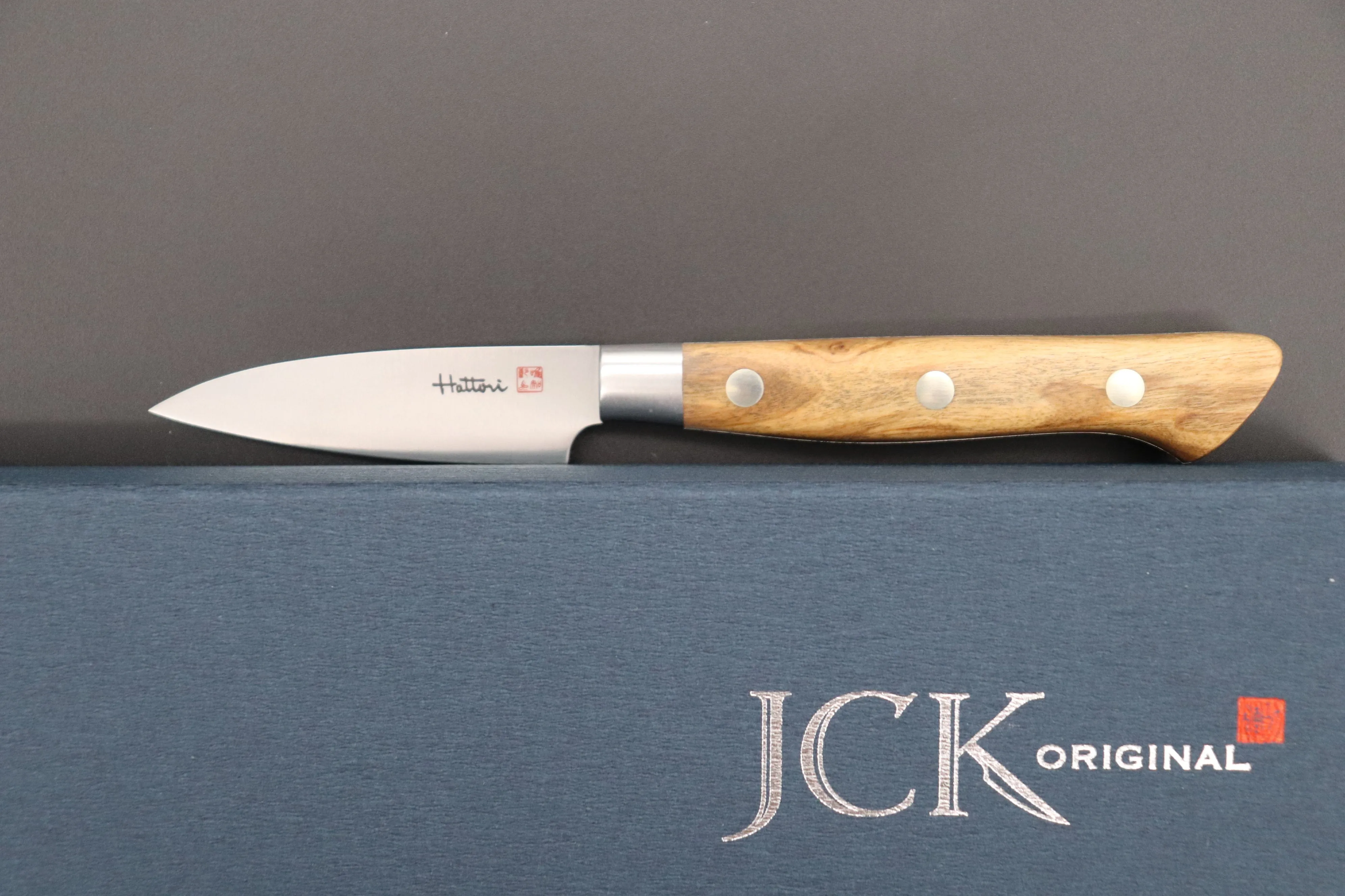 Hattori Forums FH Series FH-1O Parer 70mm (2.7 inch, Olive Wood Handle)