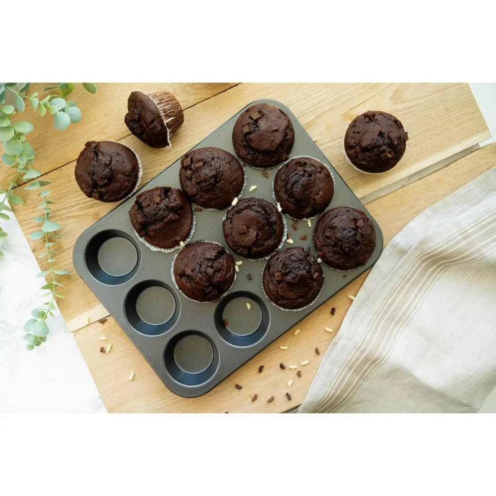 Luxe Bakeware 12 Cup Non-Stick Muffin Tin