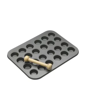 MasterClass Non-Stick Twenty-Four Hole Mini Tin 35cm x 27cm and Pastry