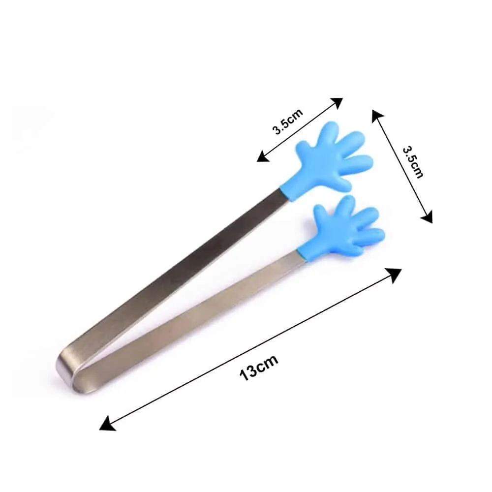 Mini Silicone Ice / Sugar Clip Tongs