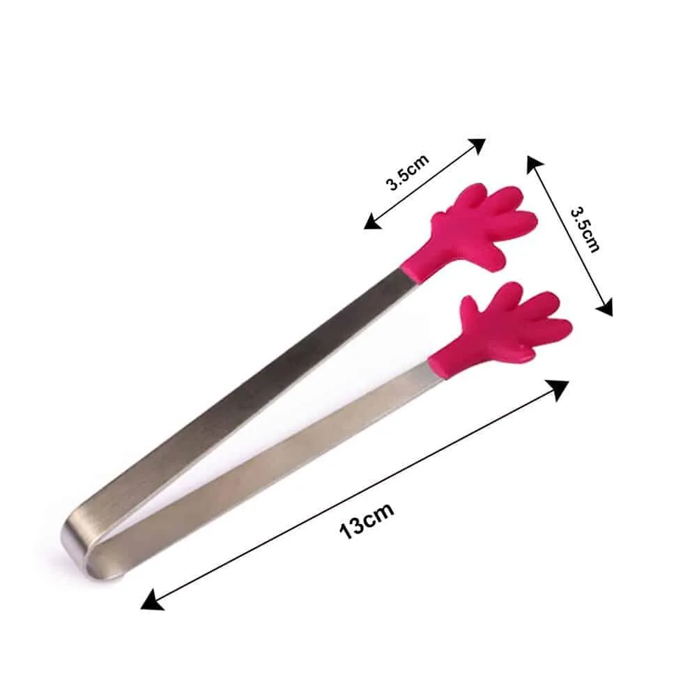 Mini Silicone Ice / Sugar Clip Tongs