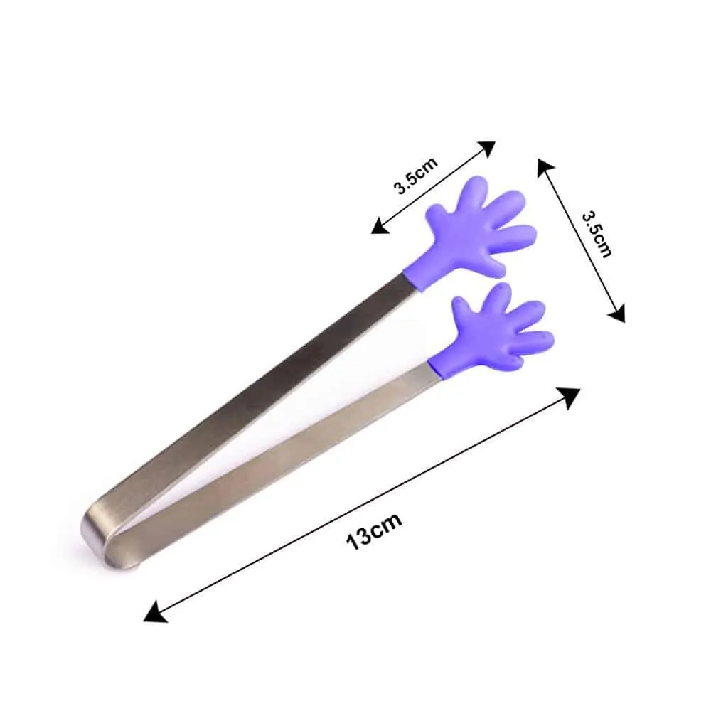 Mini Silicone Ice / Sugar Clip Tongs