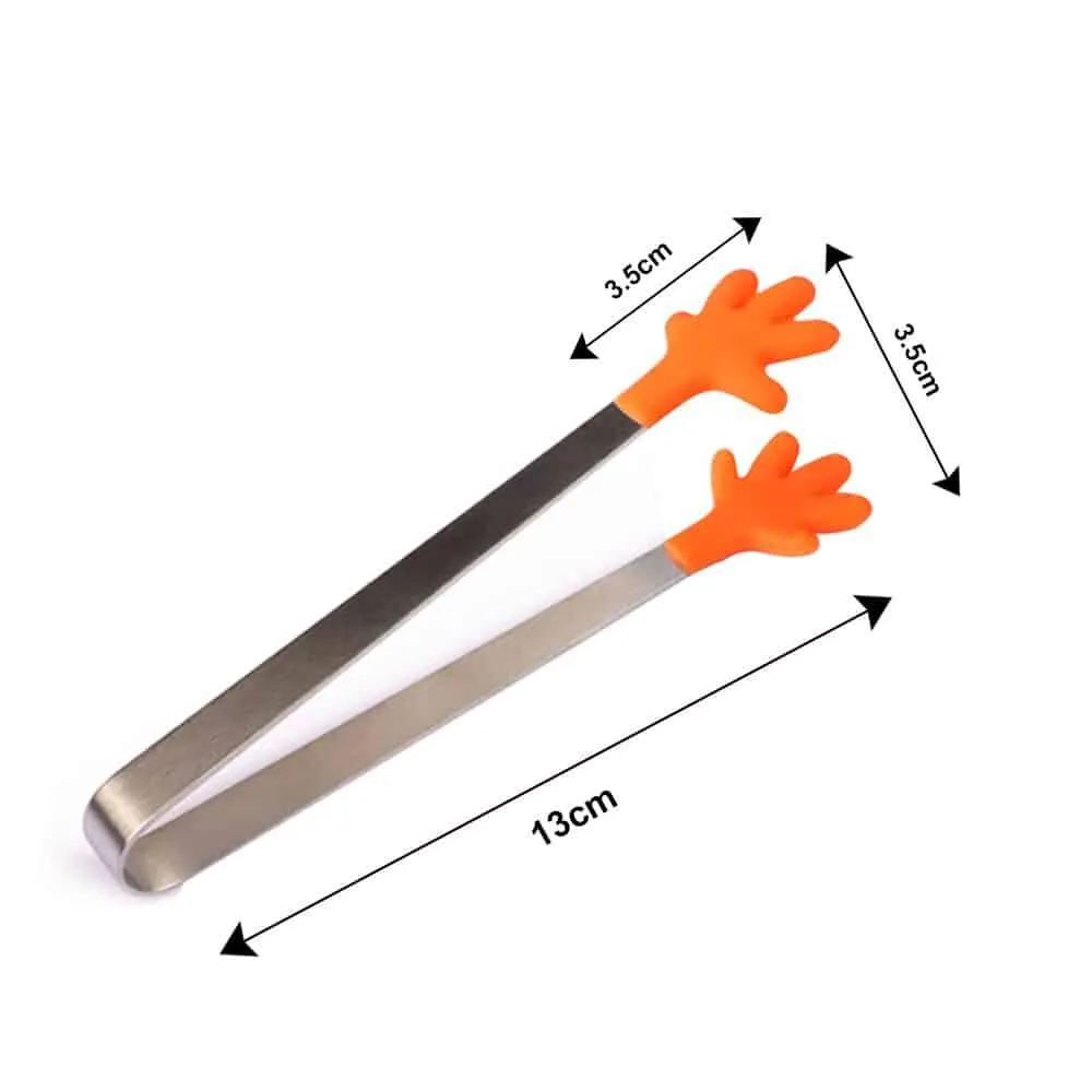 Mini Silicone Ice / Sugar Clip Tongs