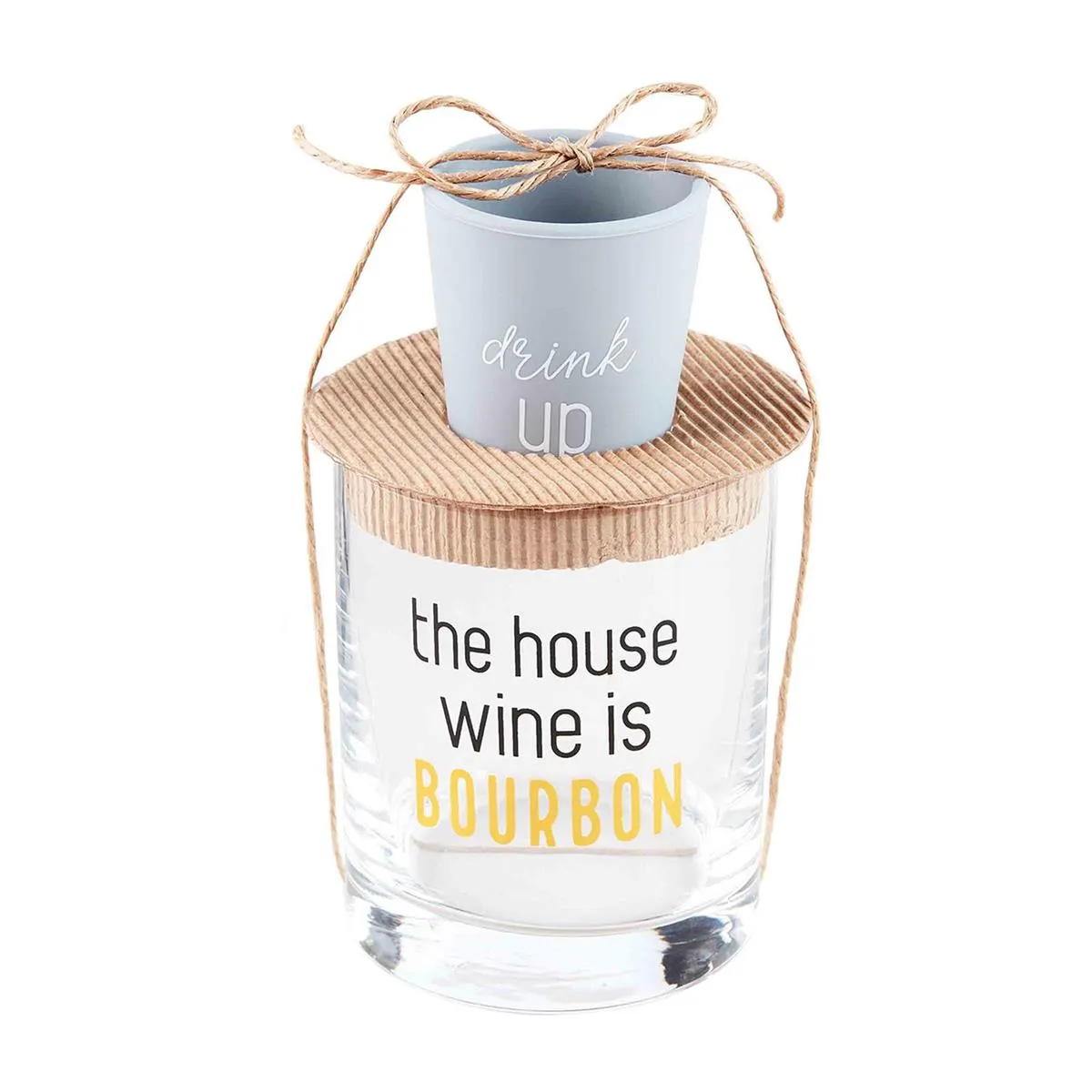 Mud Pie Bourbon Dof & Shot Glass Set