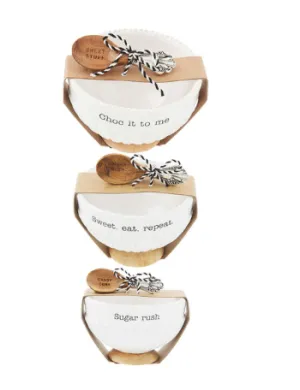 Mud PIe Candy Dish Scoop Set