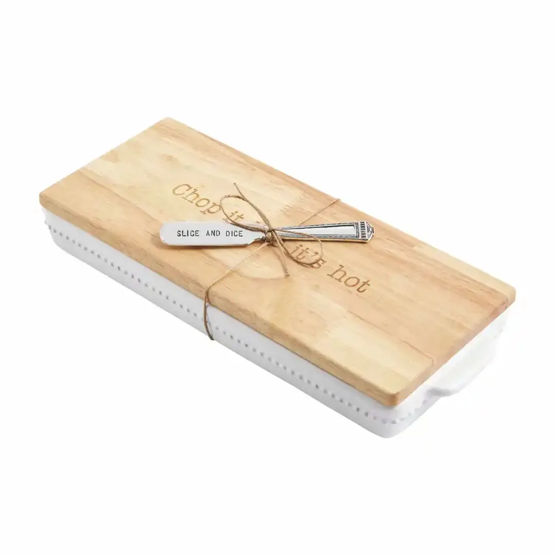 Mud Pie Chop It Tray & Board Set
