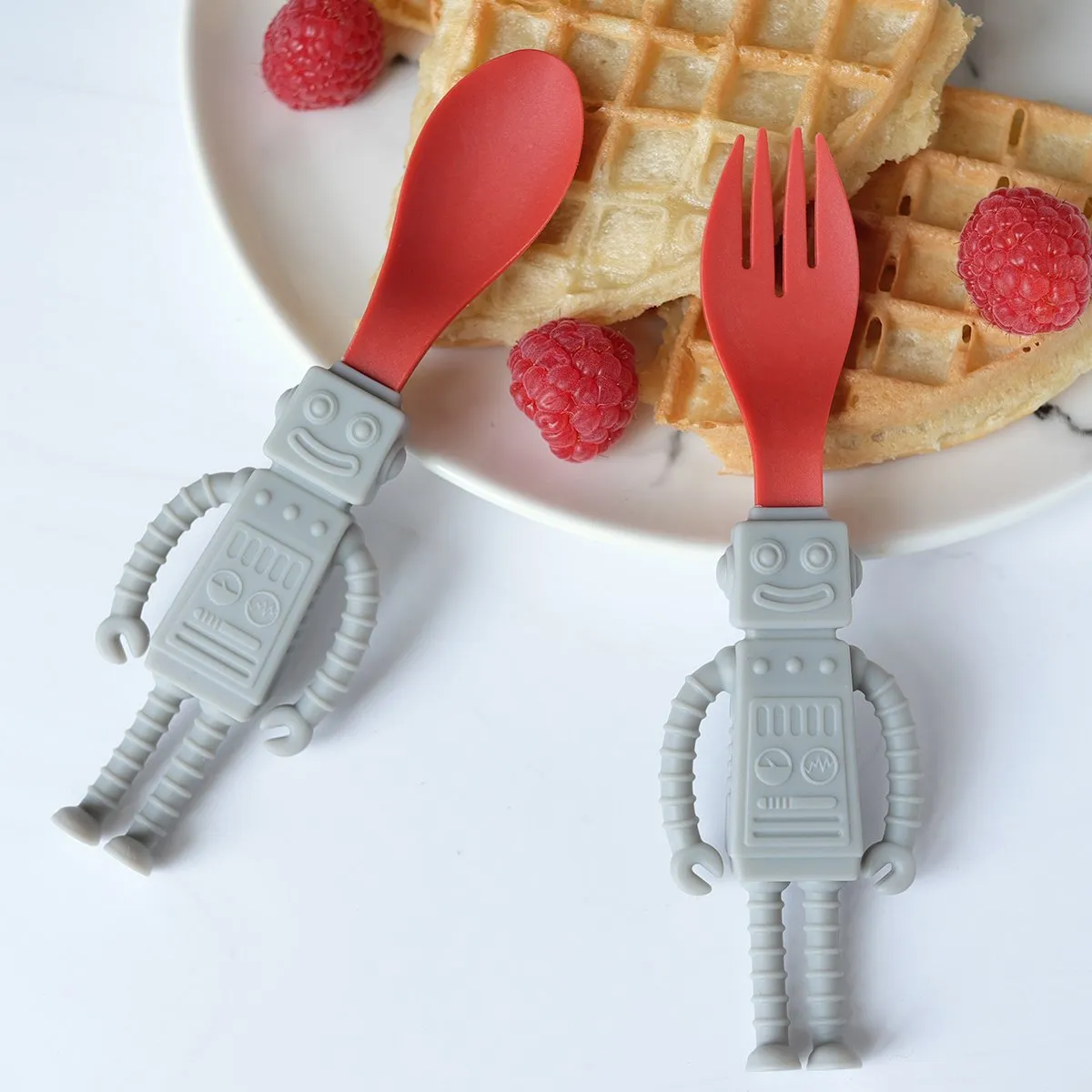 Robot Spoon and Fork by Daydreamer