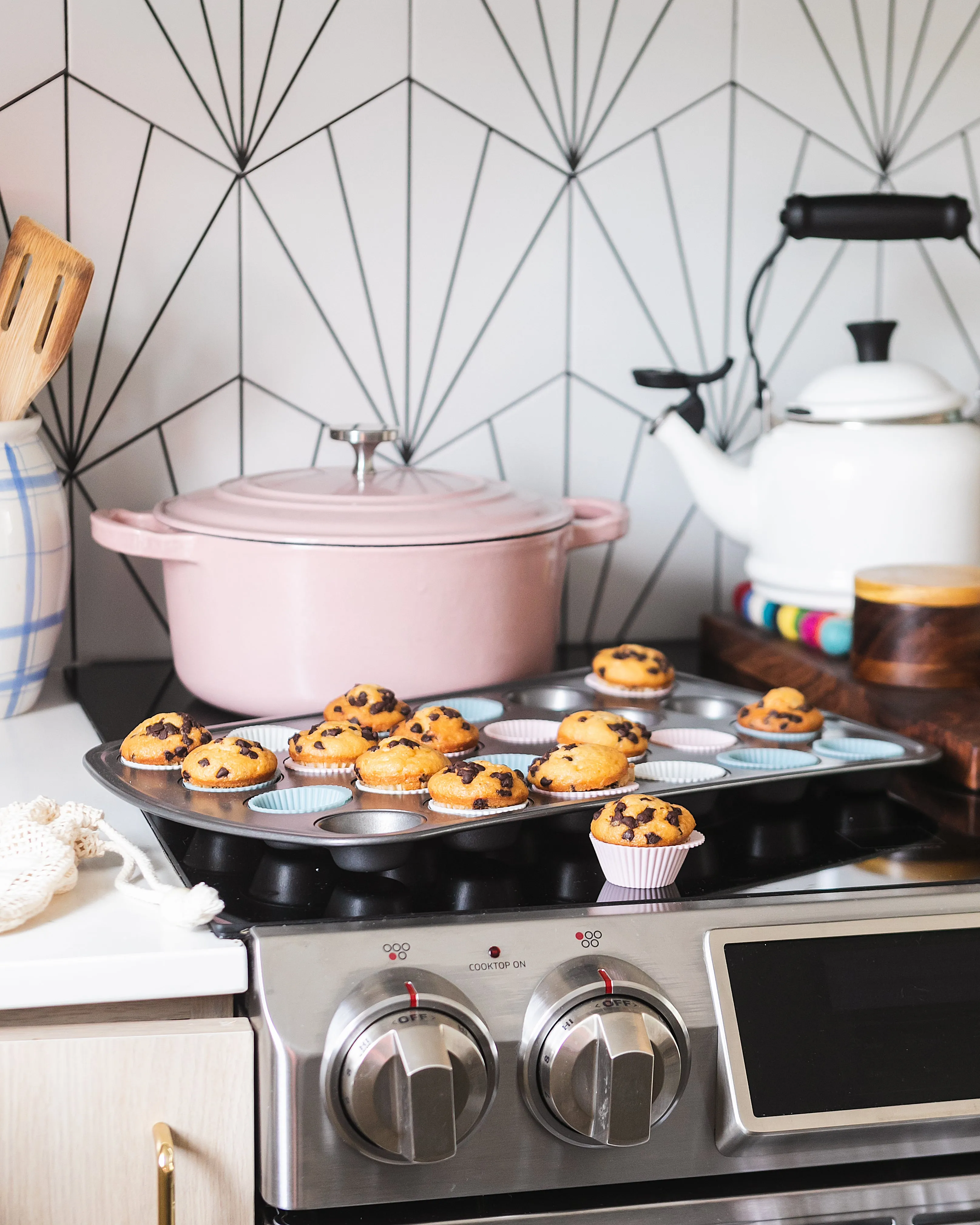 Silicone Baking Cups | Dusty Rose & Blue | Mini