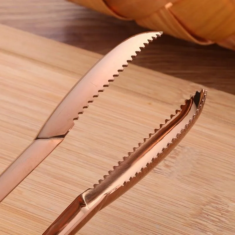 Stainless Steel BBQ Ice Tongs