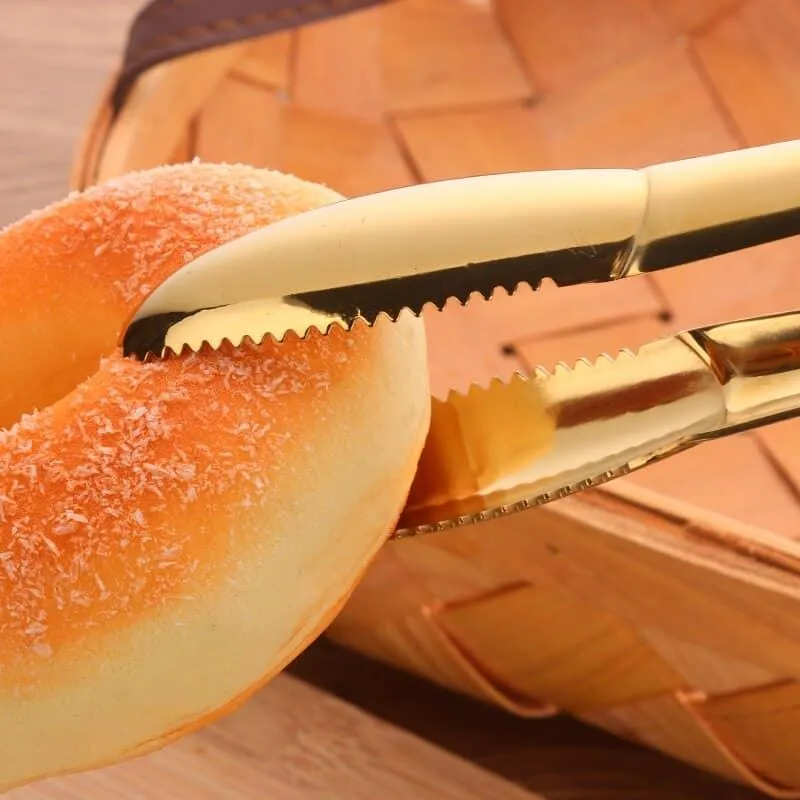 Stainless Steel BBQ Ice Tongs