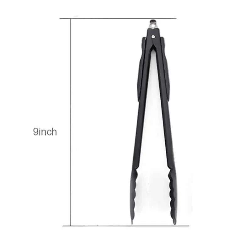 Stainless Steel BBQ Tongs with Soft Handle