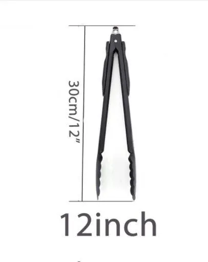 Stainless Steel BBQ Tongs with Soft Handle