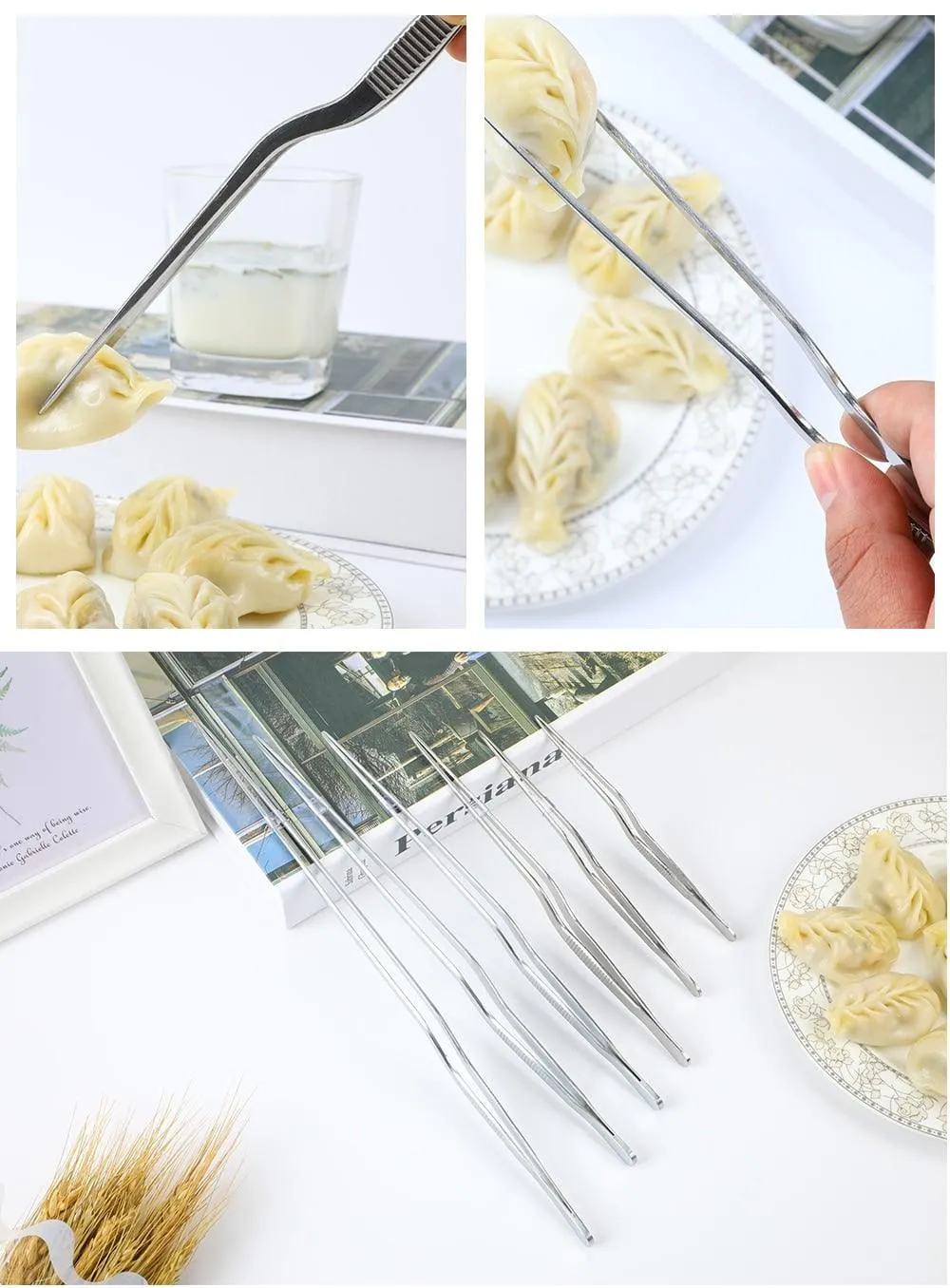 Stainless Steel Kitchen Tongs