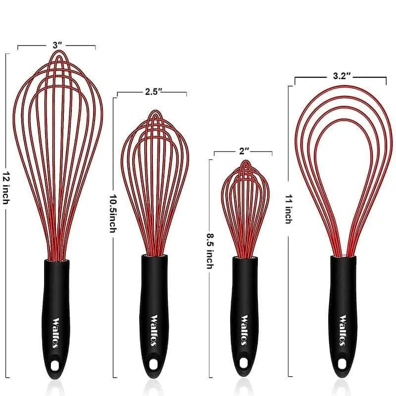 Stainless Steel Wire Manual Whisks 3 pcs Set
