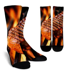 Steak Crew Socks