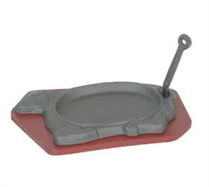 Thunder Group IRBB002 Cast Iron Steak Board, 3 Pieces Set