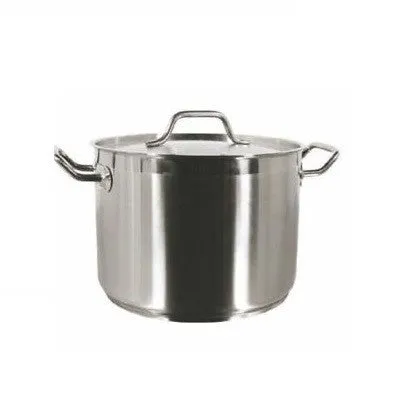 Thunder Group SLSPS032 32 Qt 18/8 Stainless Stock Pot W/ Lid