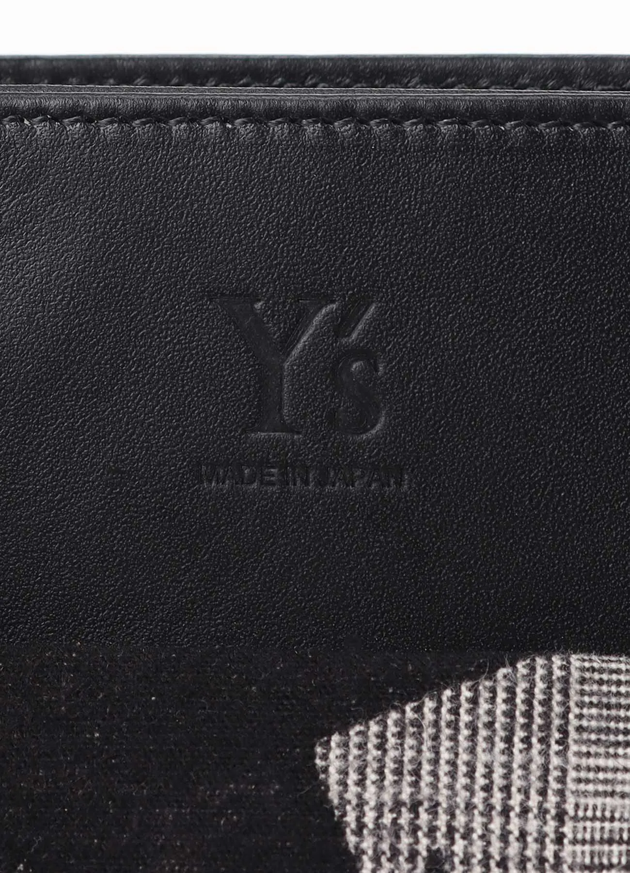 Y'S COLLAGE PRINT METAL CLASP BAG M